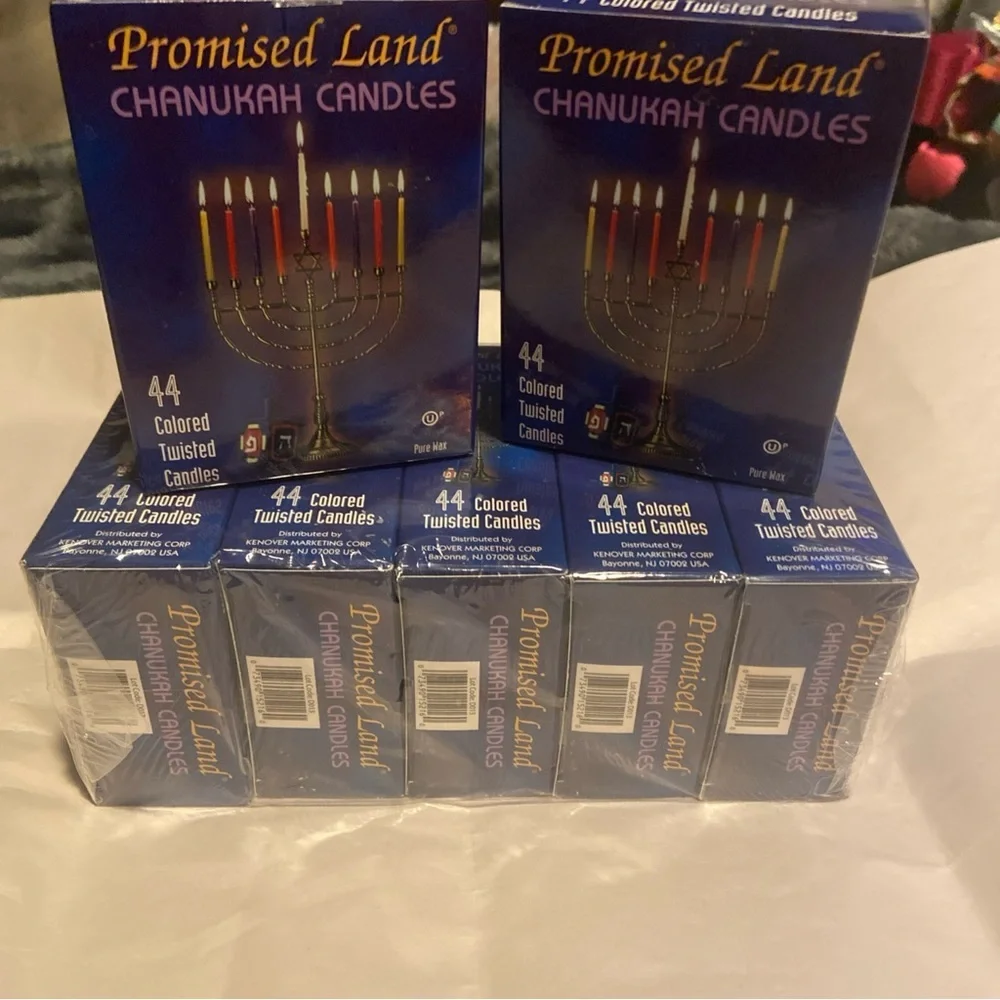 Promised Land-Chanukah Candles, 44 Candles per box Brand NEW [ 7 Pk]